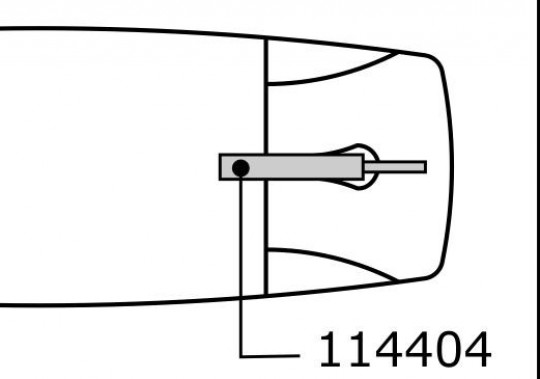 Gasdruckfeder Kopfteil f. Gymna Modelle: Advanced + G2 + Duoplus Classic (178022)