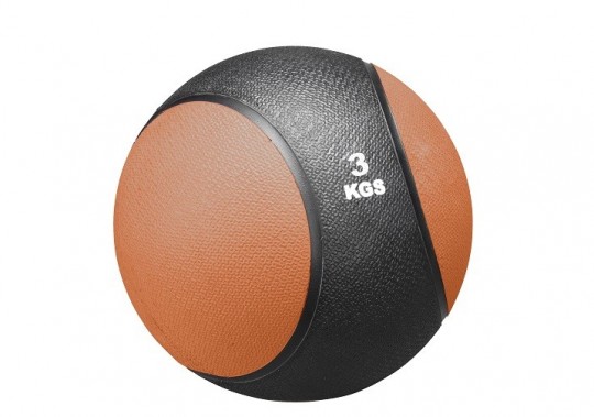 Medizinball 3 kg, Ø 19 cm orange