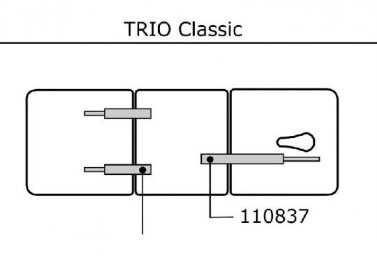 Gasdruckfeder Gymna Trio Classic 
